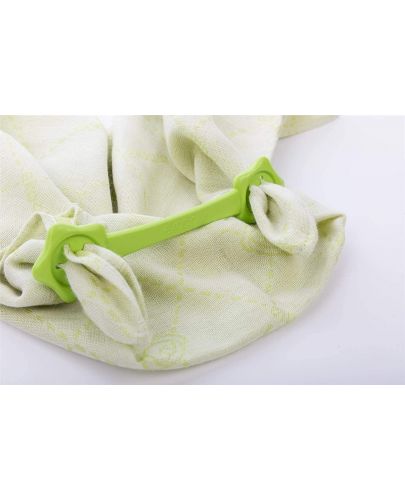 Комплект eKoala - Лигавник от растителен кашмир и държач, зелени - 4